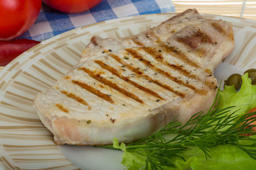 Grilled t-bone steak