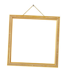 Retro frame on string