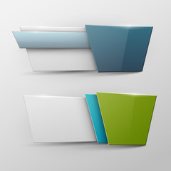 Vector banners set