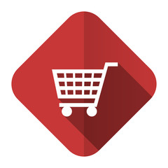 cart flat icon shop sign