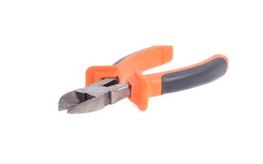 Pliers Tools. Isolated on White Bacground.