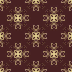 Orient Seamless  Pattern. Abstract Background