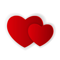 Happy Valentines Day Card. Vector Illustration