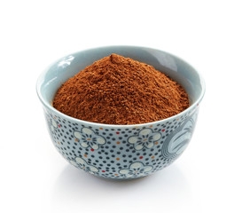 bowl of cinnamon powder