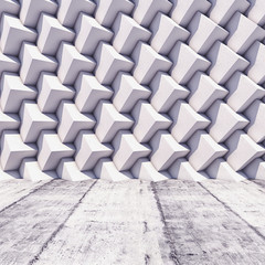 Abstract geometric square background of the concrete