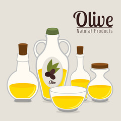 Olive oil design, vector illustration.