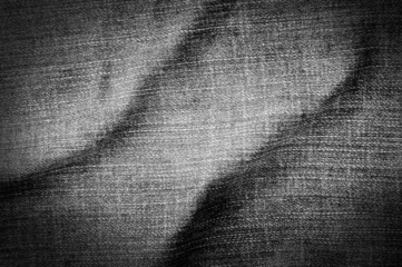 Texture of black jeans background