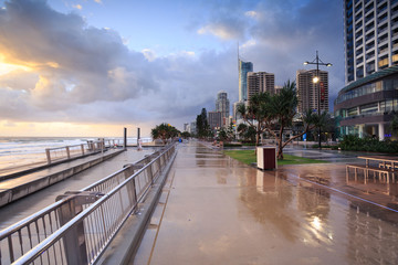 Australian foreshore early morning