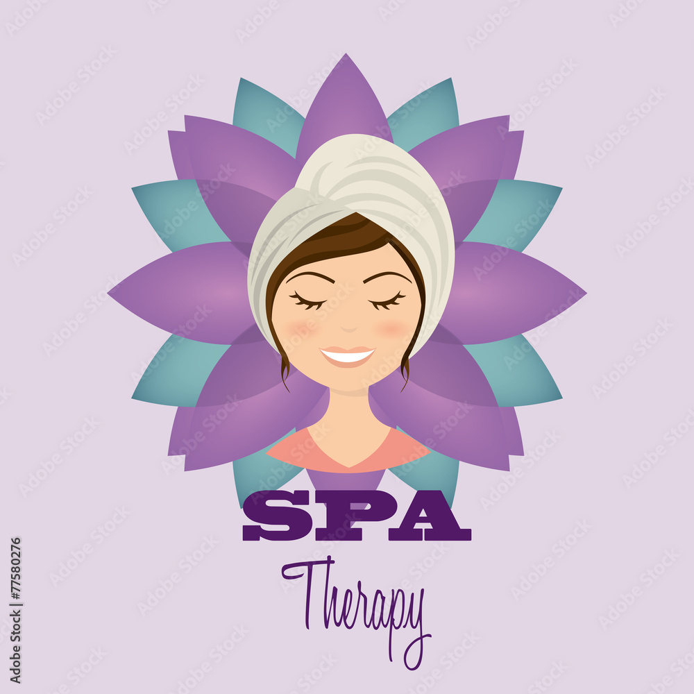 Poster spa therapy design