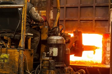 Hard work in a factory