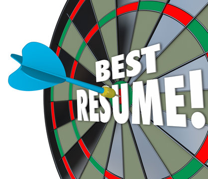 Best Resume Dart Hitting Board Skills Experience Reference Educa