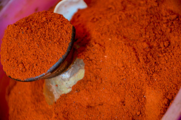 Spices at the market