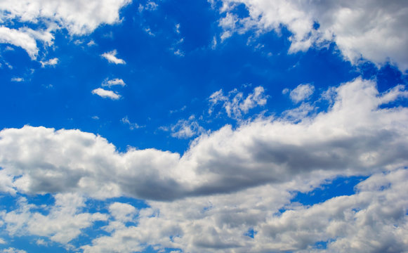 Blue sky and sun shine