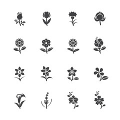 Flower Icons for Pattern