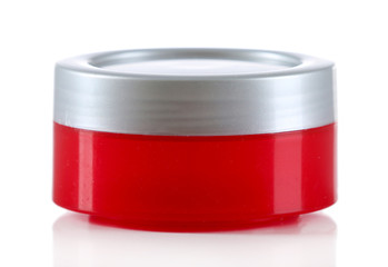 Cosmetic can isolated on white