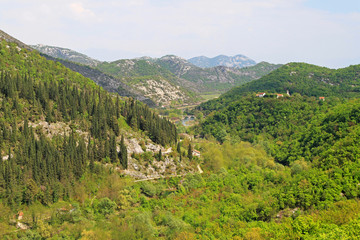 Fototapeta na wymiar Rijeka Crnojevica Montenegro