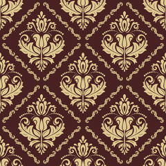 Orient Seamless  Pattern. Abstract Background