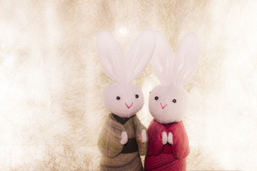 couple Japanese rabbits