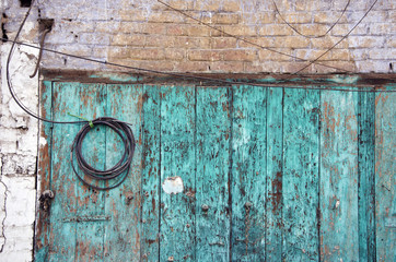 old grunge asia city wall background