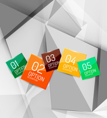 Color paper infographics