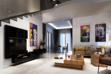 Obraz na płótnie Canvas Modern furnishing