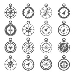 Compass Icon Set