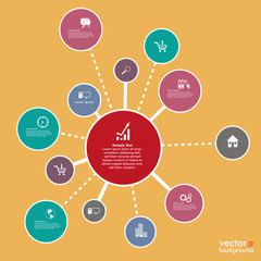 Infographic Successful Networks Flat