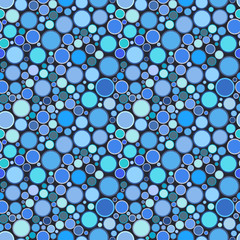 Cool Bubbles Seamless Pattern