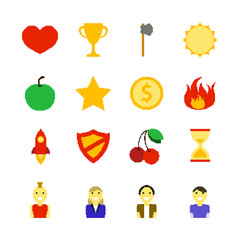 Retro Games Color Icons
