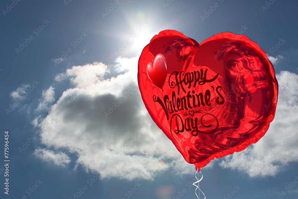 Poster Composite image of cute valentines message