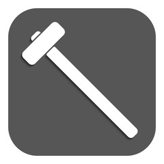 The sledgehammer icon. Sledgehammer symbol.