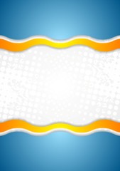 Abstract corporate wavy grunge background