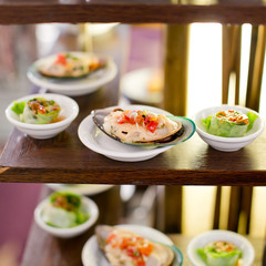 appetizer finger food at party