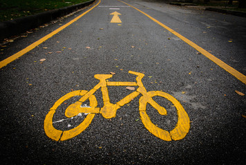 Obraz premium Bicycle lane