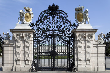 Eingangstor Schloss Belvedere Wien © Blickfang