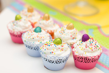 Delicious dessert muffins