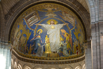 Basilica of the Sacre Coeur on Montmartre, Paris, France