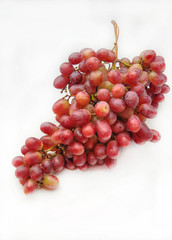 Bunch of red grapes