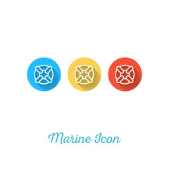 Life Buoy Marine Flat Icon