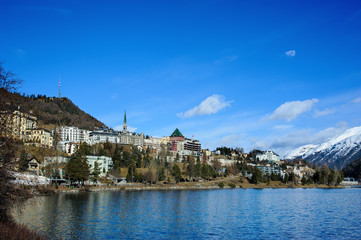 Fototapeta na wymiar Saint Moritz