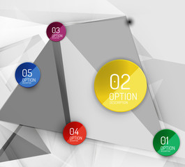 Vector fresh business abstract infographics template