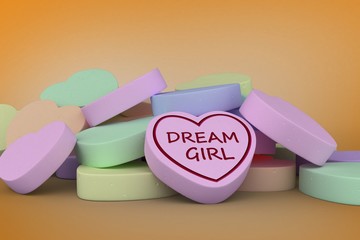 Composite image of heart