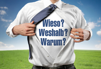 Wieso / Weshalb / Warum