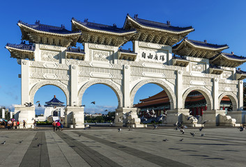 Obraz premium Front gate of Chiang Kai Shek (CKS) memorial hall