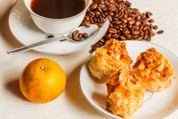 Scone Bread with Coffee