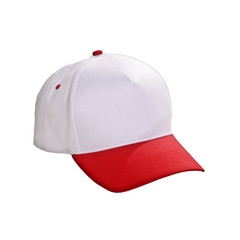 Baseball Cap Weiss Rot