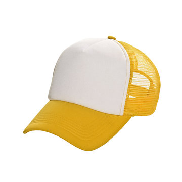 Baseball Cap Weiss Gelb