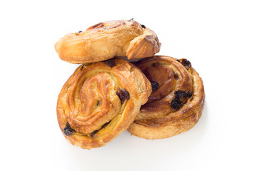 Chioccioline con uva passa, french dessert