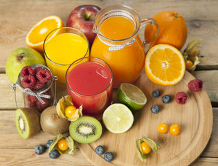 breakfast on wood