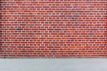 red urban grunge background brick wall